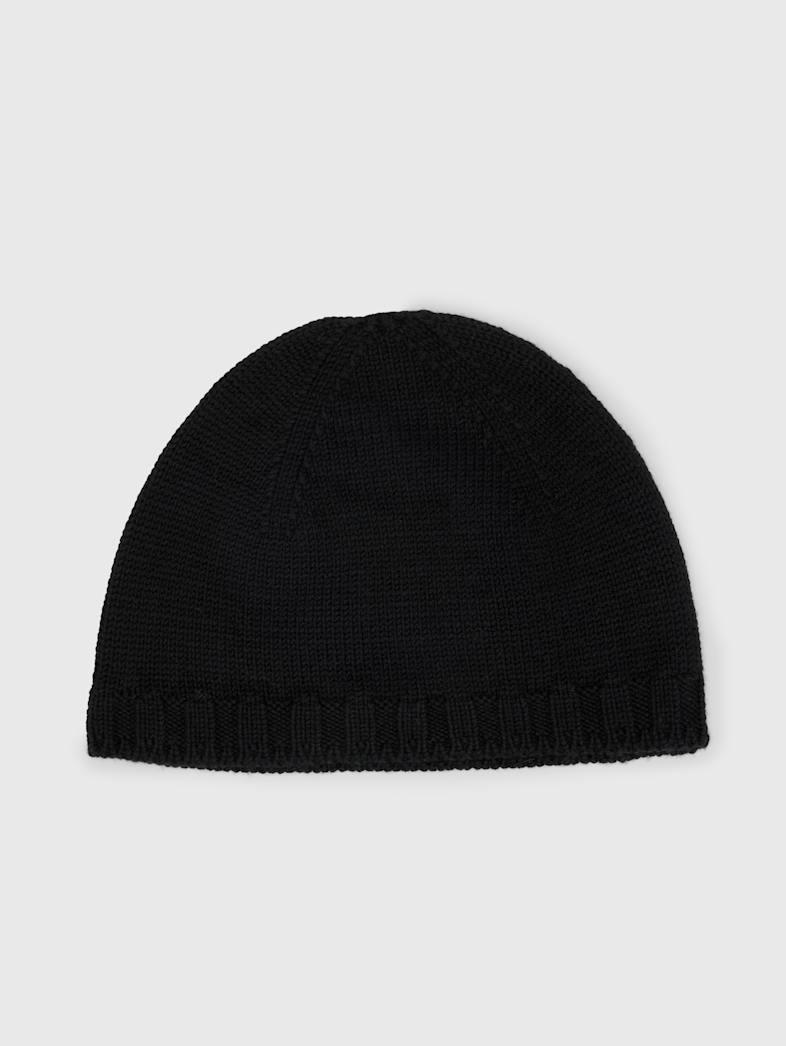John Varvatos BASICO BEANIE Accessories All Accessories Hats & Gloves BASICO BEANIE BLACK