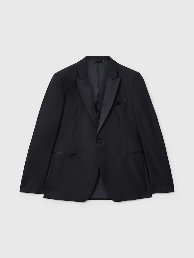 john varvatos BASS TUXEDO JACKET Clothing Tops Suit Jackets BASS TUXEDO JACKET BLACK