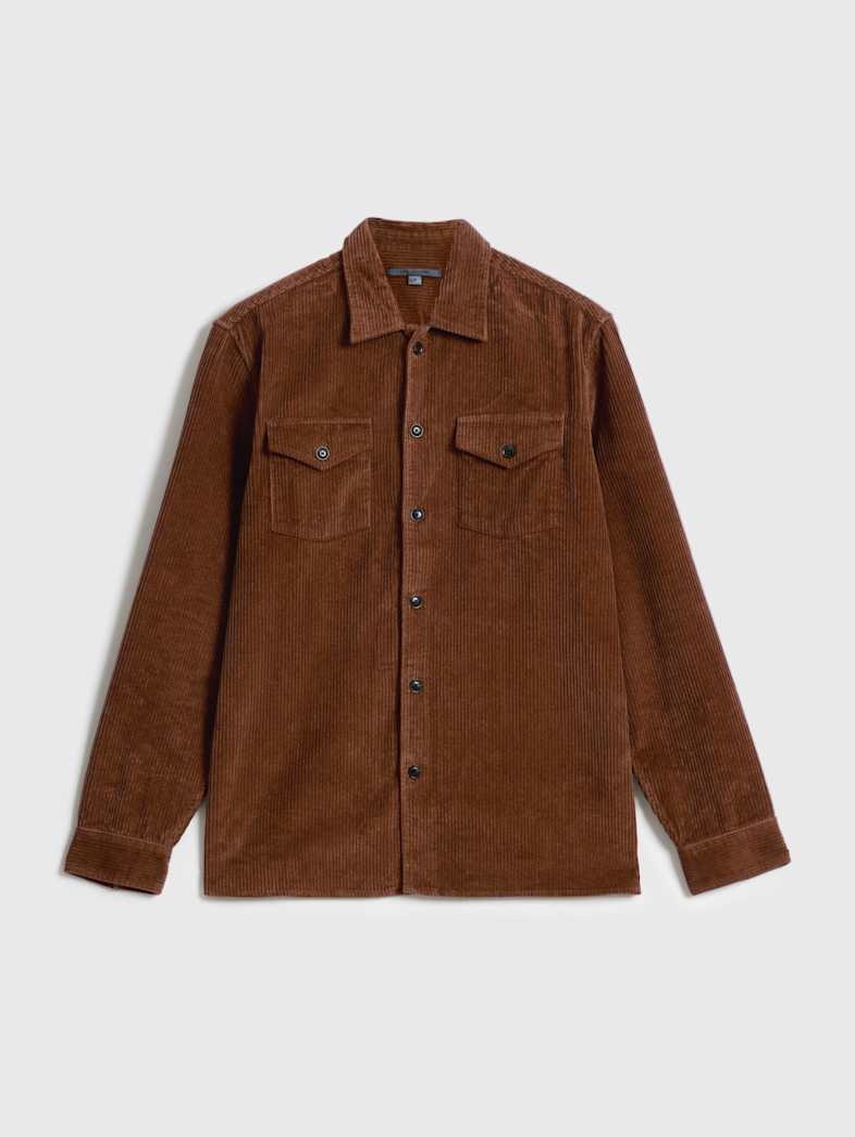 john varvatos BAUER OVERSHIRT Outlet BAUER OVERSHIRT CHAMOIS