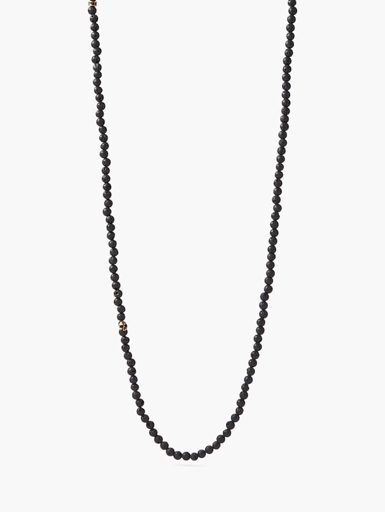 john varvatos BEADED NECKLACE Accessories BEADED NECKLACE BRUME BLK