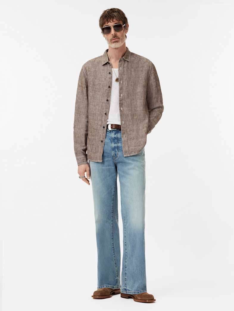 John Varvatos BEN SHIRT Clothing Tops Shirts BEN SHIRT EARTH