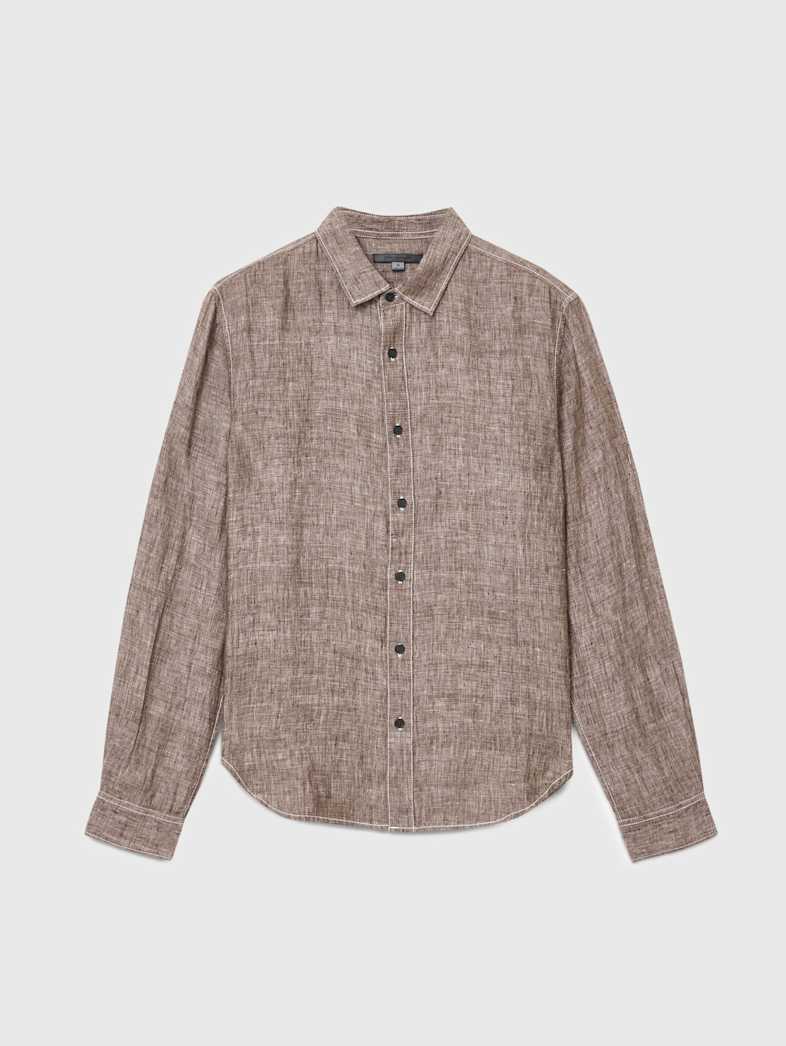 john varvatos BEN SHIRT Clothing Tops Shirts BEN SHIRT EARTH