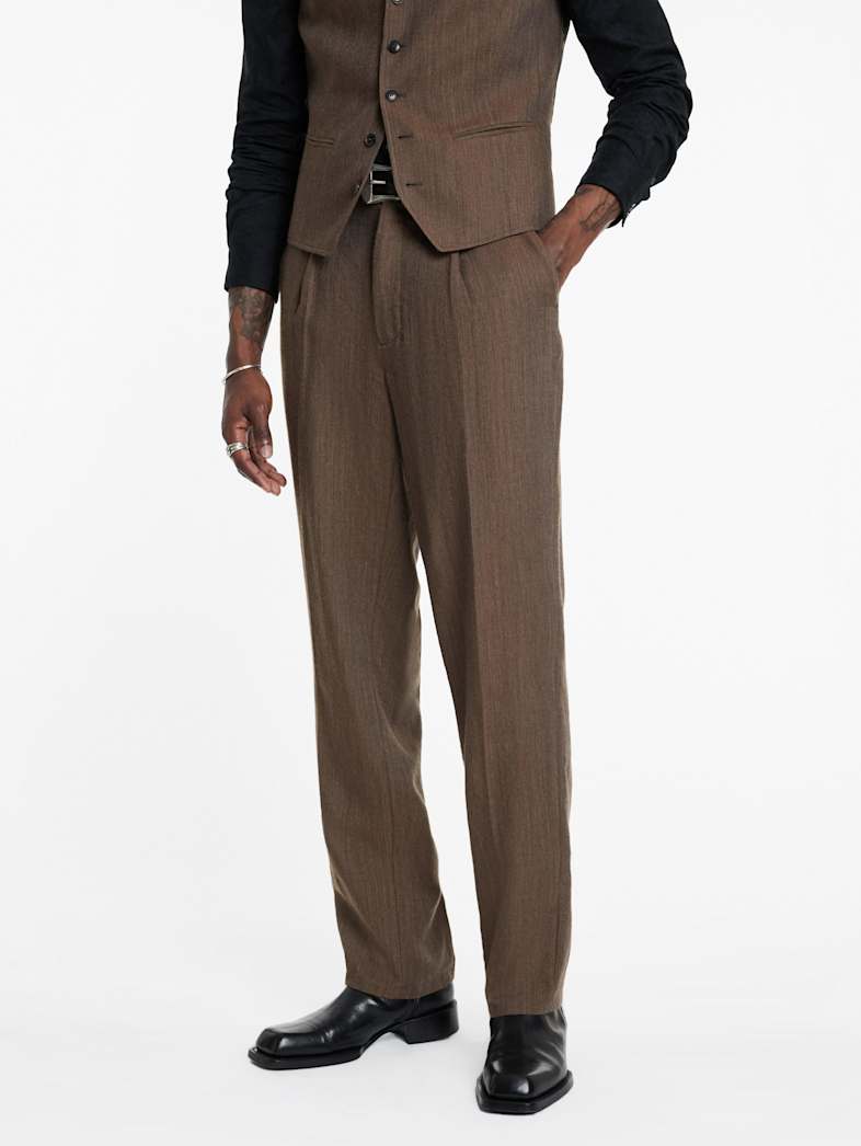 John Varvatos BENEDICT PANTS Outlet Outlet Jeans & Pants BENEDICT PANTS CHAMOIS