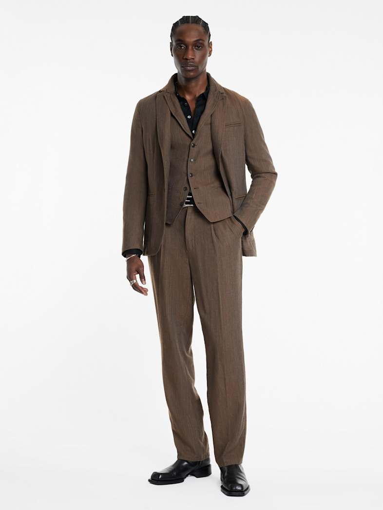 John Varvatos BENEDICT PANTS Outlet Outlet Jeans & Pants BENEDICT PANTS CHAMOIS