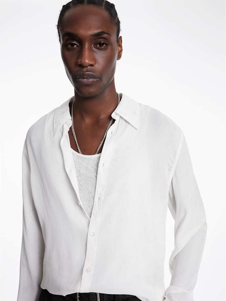 John Varvatos BETWOOD SHIRT Outlet Outlet Tops BETWOOD SHIRT MACADAMIA