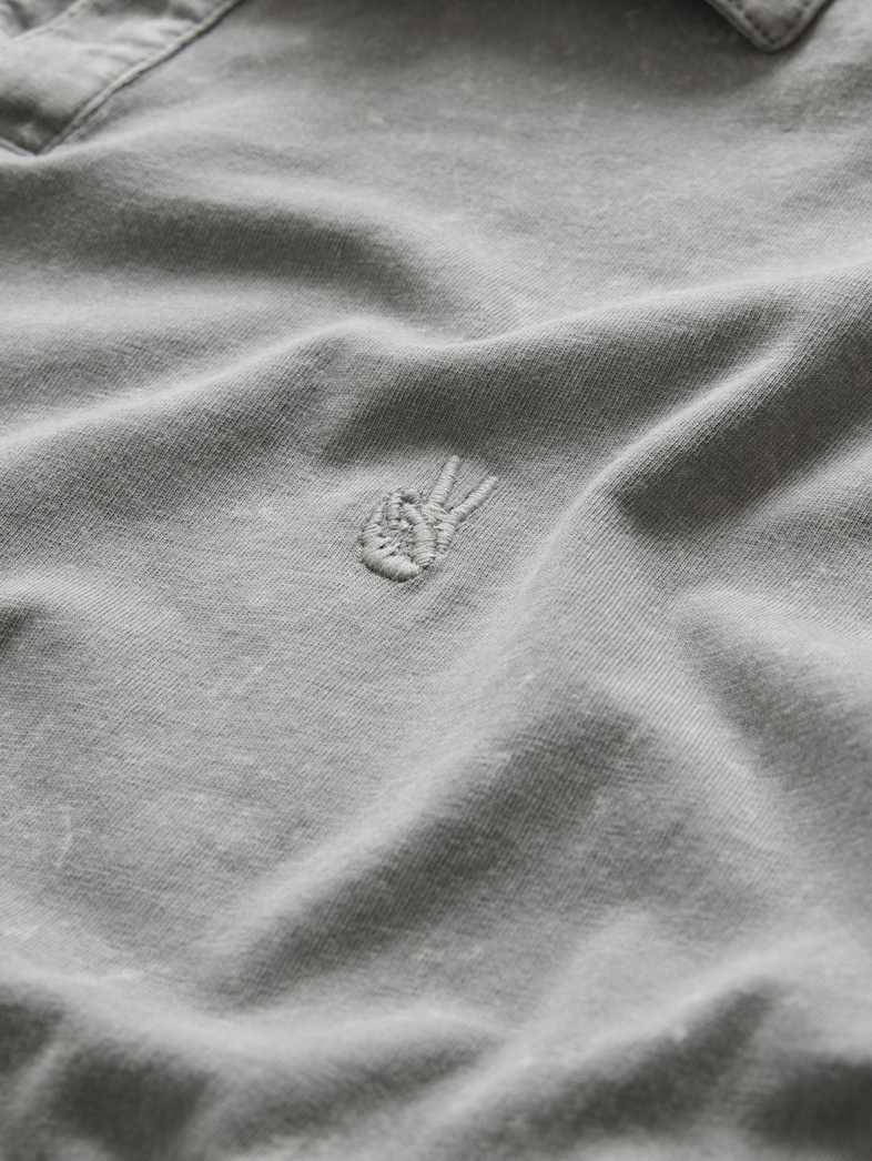 John Varvatos BODHI POLO Outlet Outlet Tops BODHI POLO MED GREY