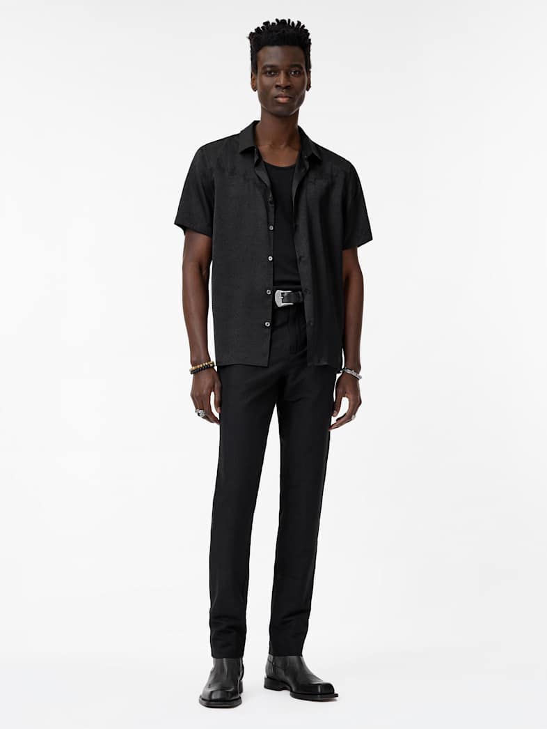 John Varvatos BODIE SHIRT Clothing Tops Shirts BODIE SHIRT BLACK