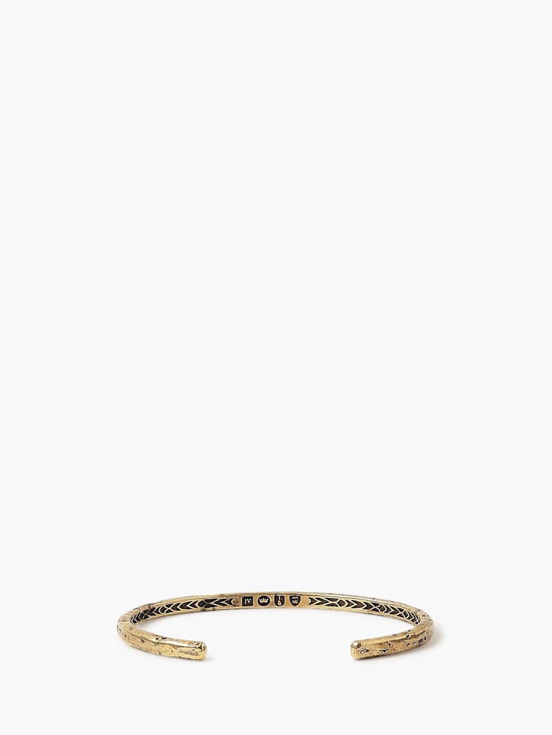 John Varvatos BRASS DISTRESSED CUFF Accessories BRASS DISTRESSED CUFF BRASS