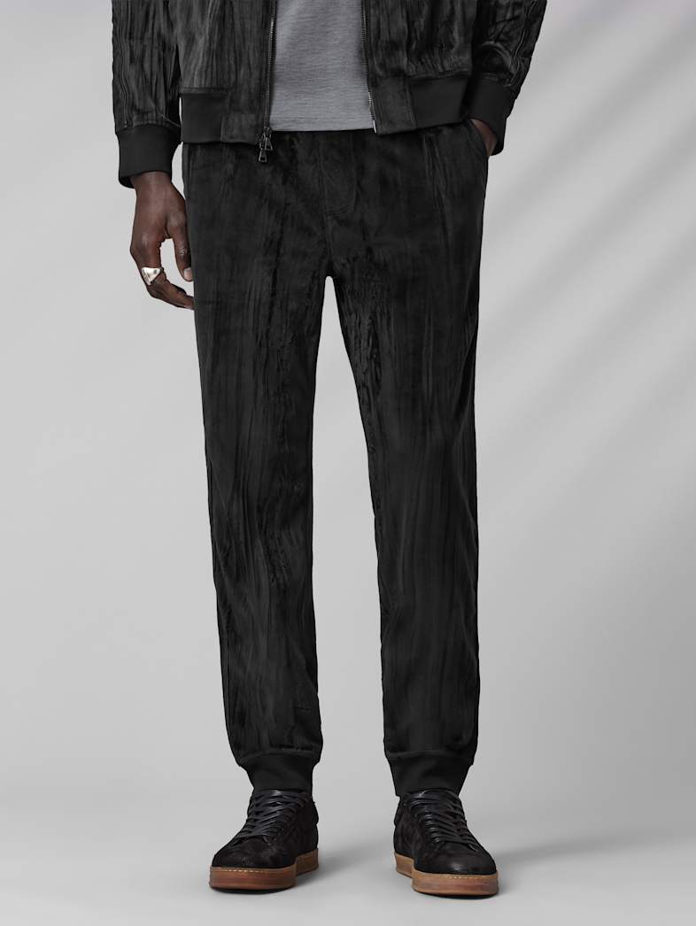 John Varvatos BRICKELL JOGGER Clothing Bottoms Casual Pants BRICKELL JOGGER BLACK