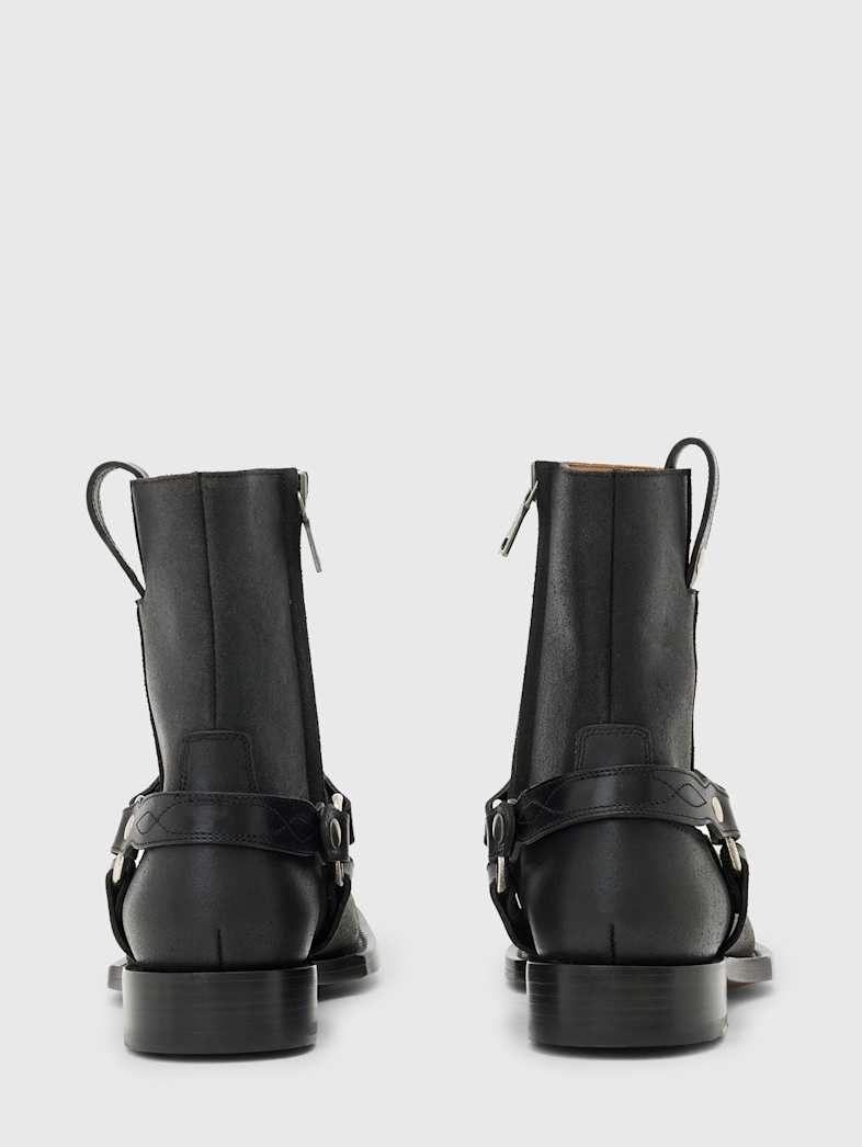 John Varvatos BROOME HARNESS BOOT Shoes All Shoes Boots BROOME HARNESS BOOT BLACK