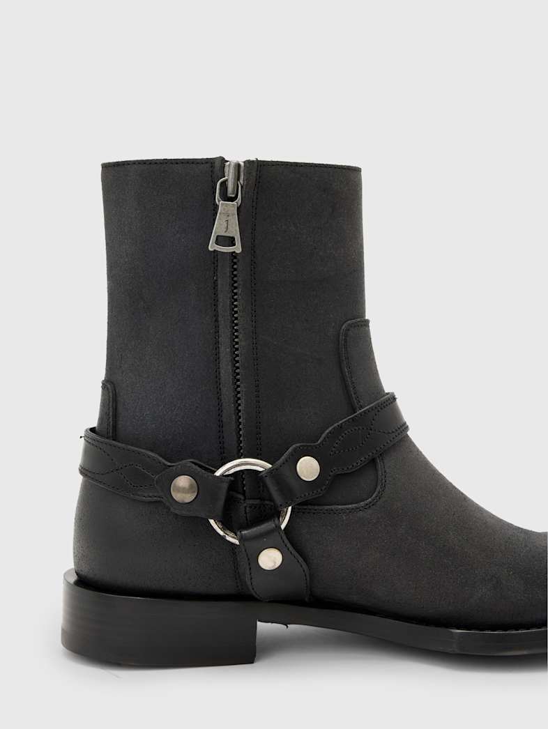 John Varvatos BROOME HARNESS BOOT Shoes All Shoes Boots BROOME HARNESS BOOT BLACK