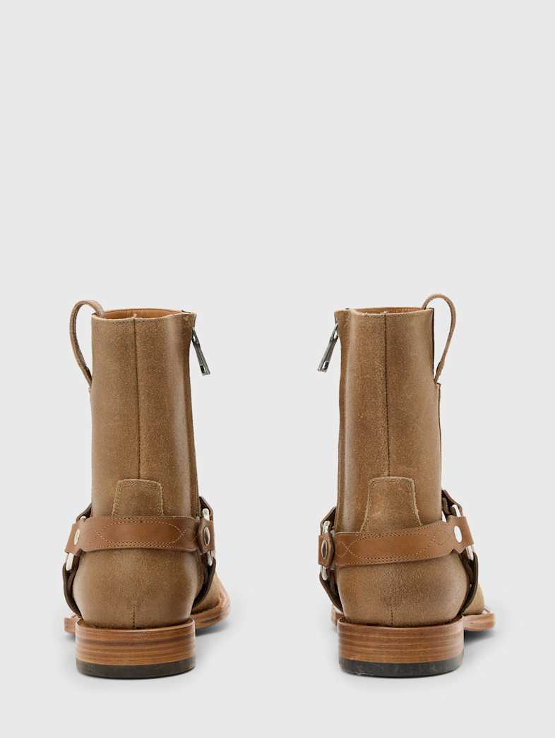 John Varvatos BROOME HARNESS BOOT Shoes All Shoes Boots BROOME HARNESS BOOT WOOD BROWN