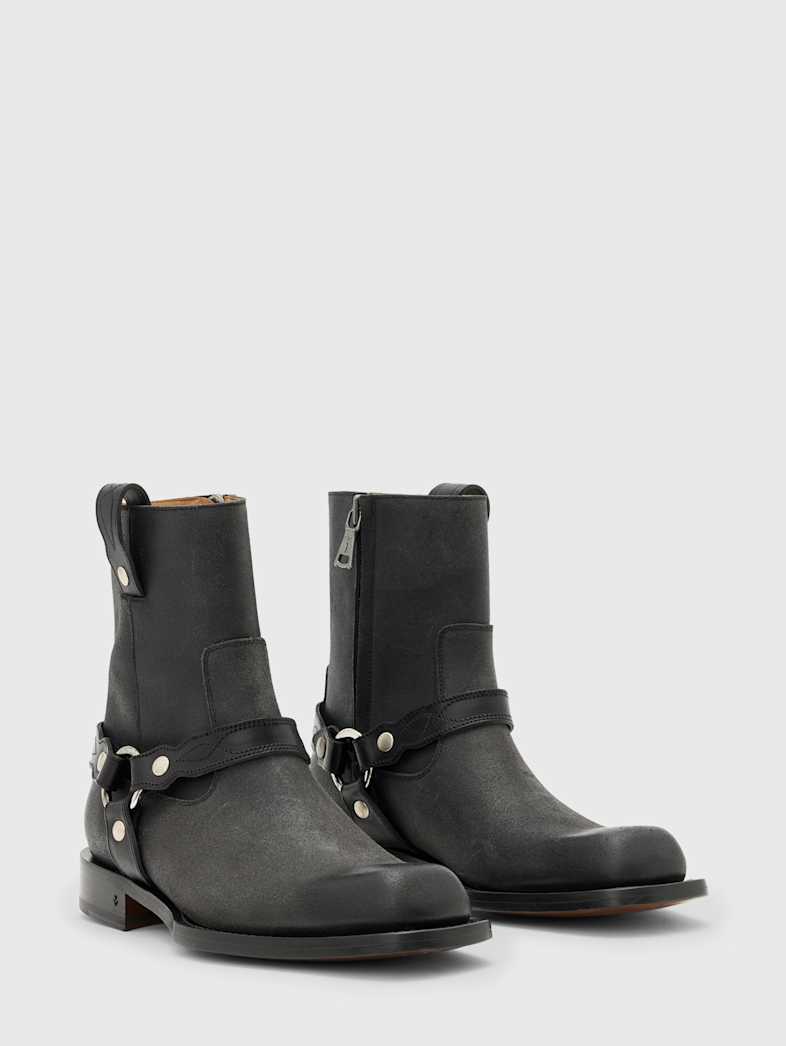 john varvatos BROOME HARNESS BOOT Shoes All Shoes Boots BROOME HARNESS BOOT BLACK
