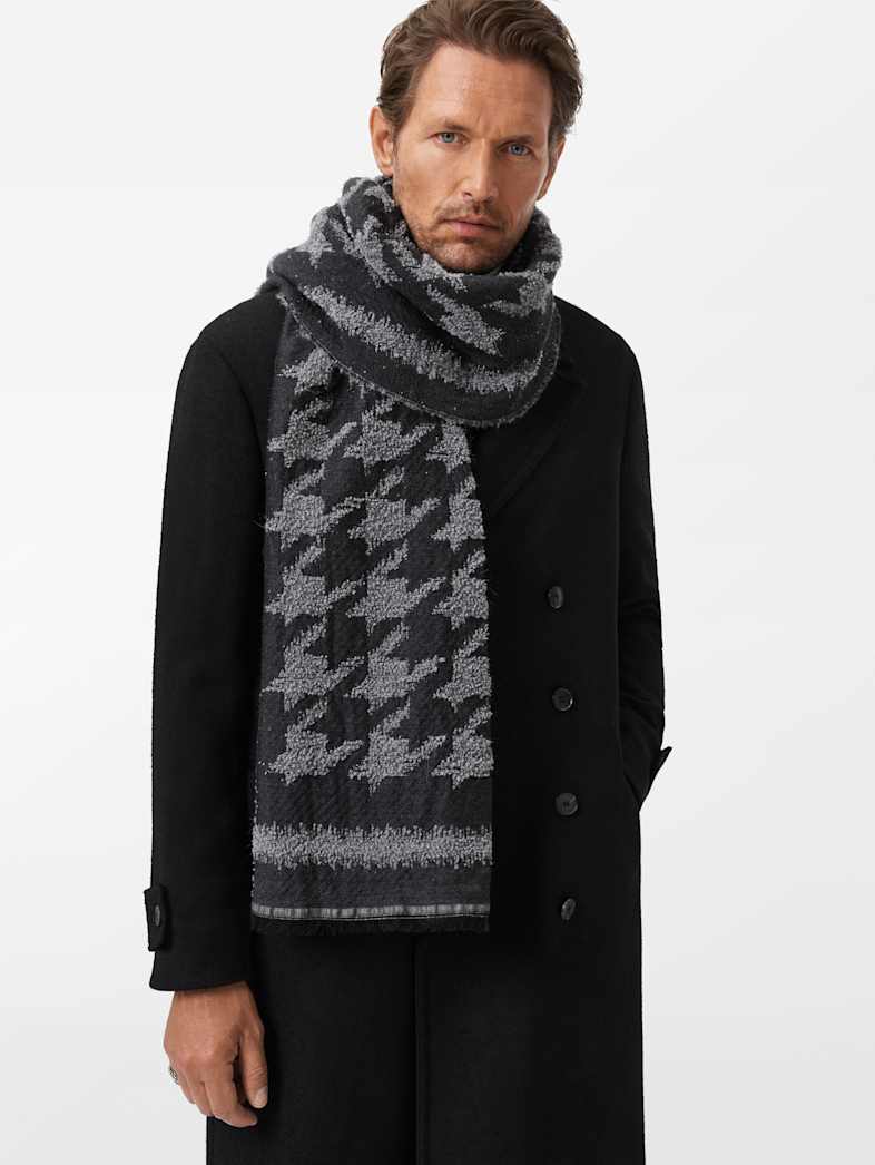 John Varvatos BRYANT SCARF Accessories All Accessories Scarves & Ties BRYANT SCARF BLACK