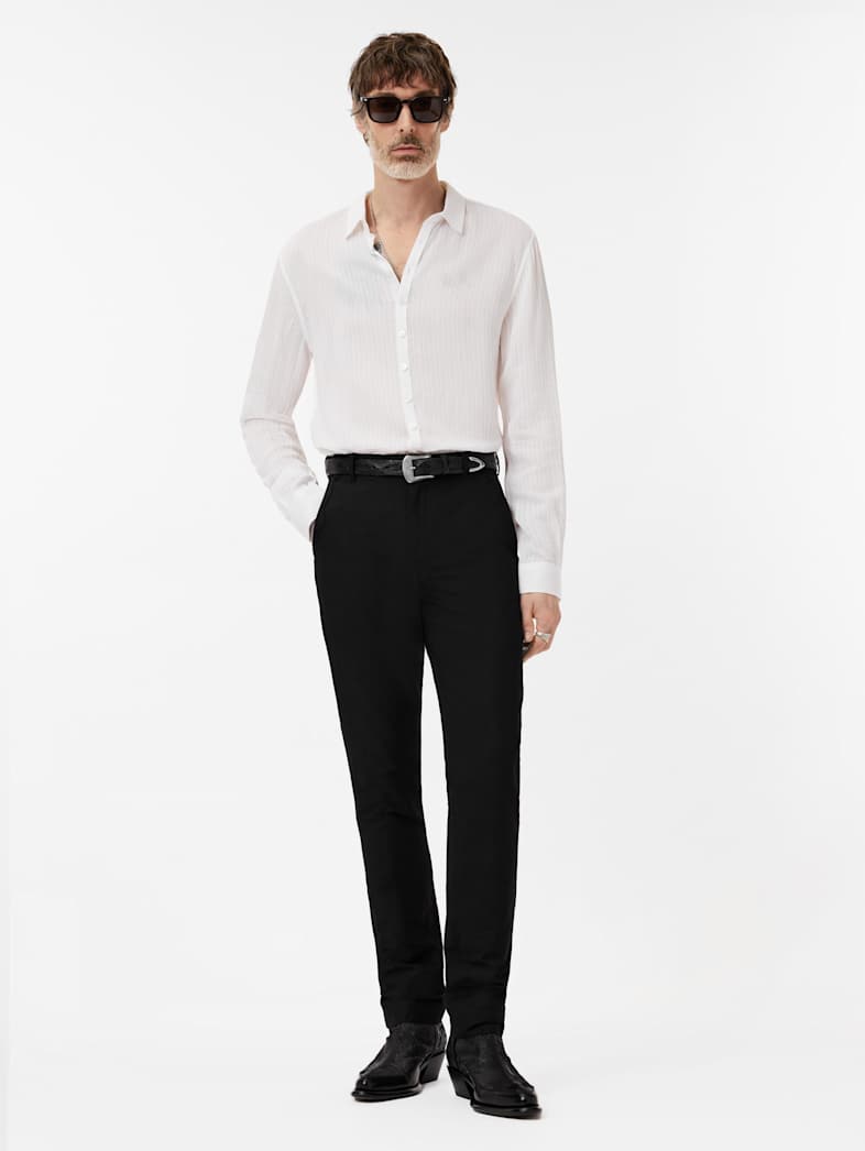 John Varvatos BUCKS SHIRT Clothing Tops Shirts BUCKS SHIRT CHALK