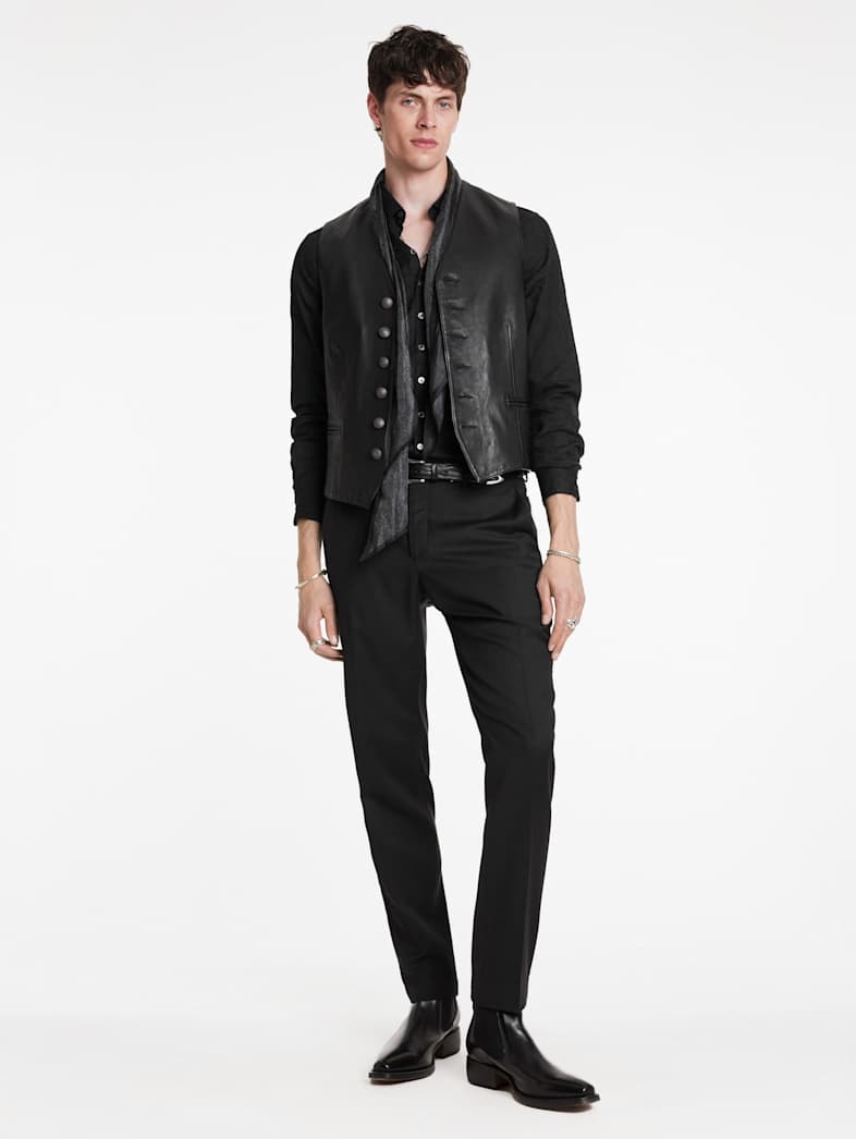 John Varvatos BUCKS SHIRT Outlet Outlet Tops BUCKS SHIRT BLACK