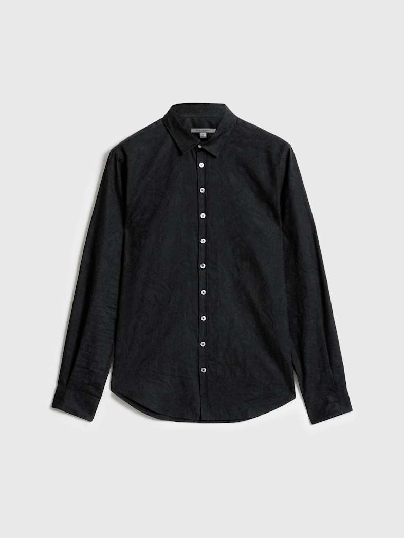 john varvatos BUCKS SHIRT Outlet Outlet Tops BUCKS SHIRT BLACK