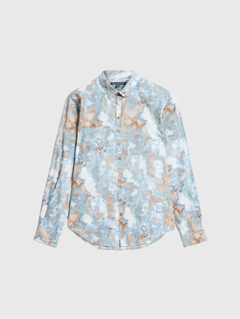 john varvatos BUCKS SHIRT Outlet Outlet Tops BUCKS SHIRT BLUE MIST