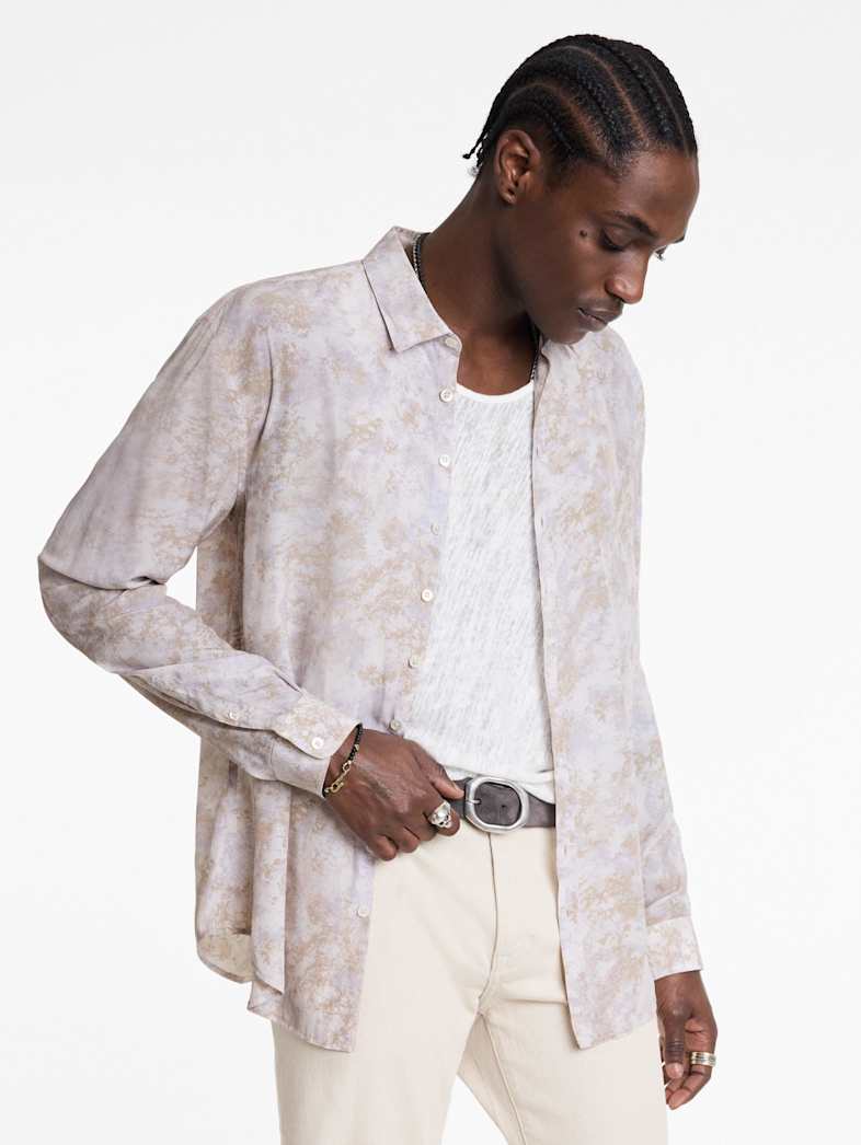 John Varvatos BUCKS SHIRT Outlet Outlet Tops BUCKS SHIRT HAZE