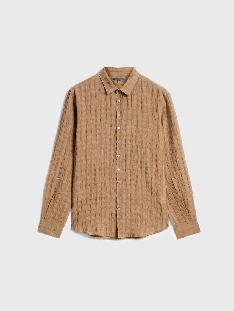 john varvatos BUCKS SHIRT Outlet Outlet Tops BUCKS SHIRT LT CARAMEL