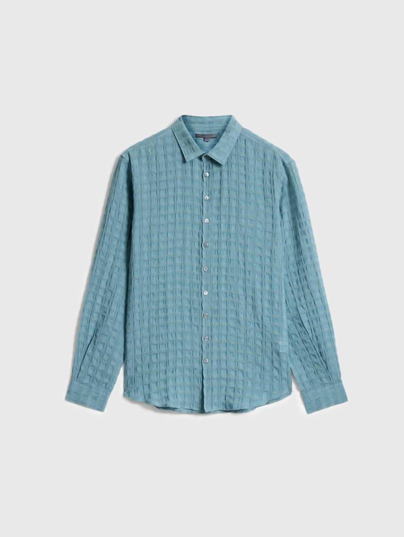 john varvatos BUCKS SHIRT Outlet Outlet Tops BUCKS SHIRT SEA GREEN