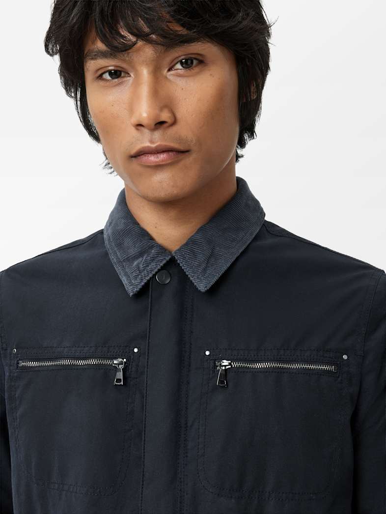 John Varvatos CALVIN WORK JACKET Clothing Tops Coats And Jackets CALVIN WORK JACKET NAVY