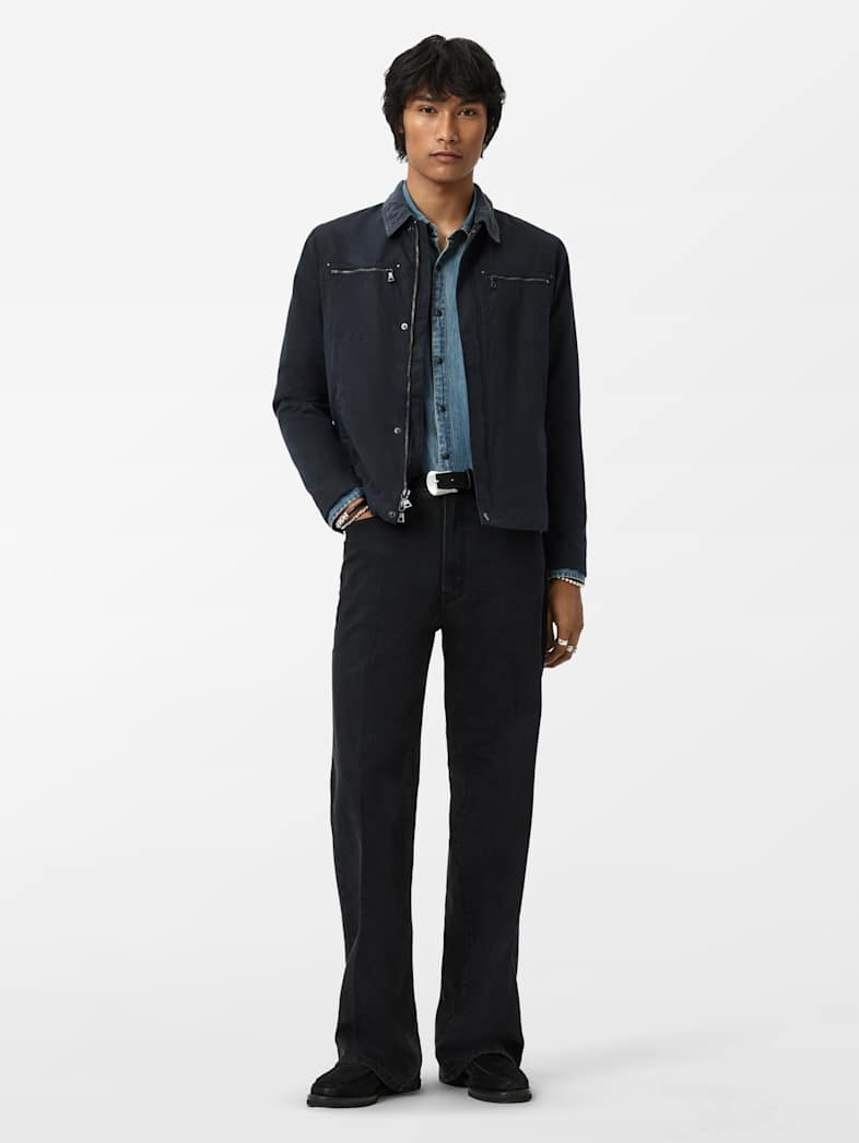 John Varvatos CALVIN WORK JACKET Clothing Tops Coats And Jackets CALVIN WORK JACKET NAVY