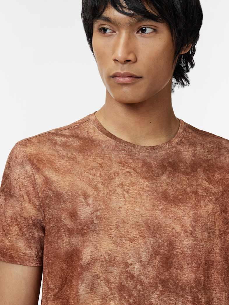 John Varvatos CAMPANA CREW Clothing Tops T Shirts CAMPANA CREW CAMEL