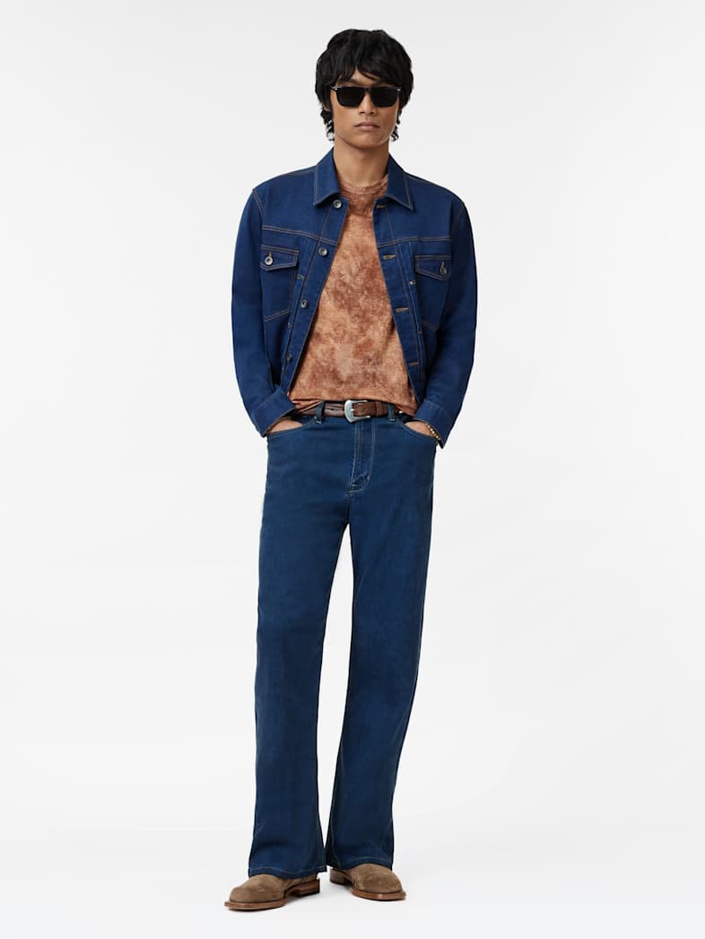 John Varvatos CAMPANA CREW Clothing Tops T Shirts CAMPANA CREW CAMEL