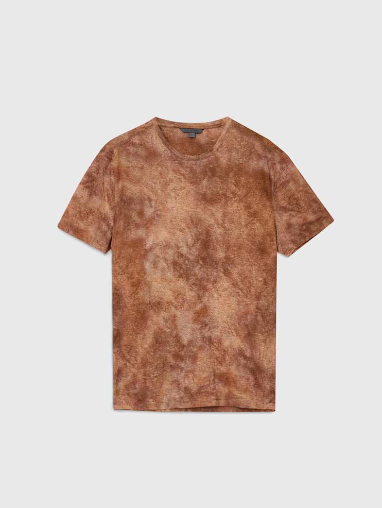 john varvatos CAMPANA CREW Clothing Tops T Shirts CAMPANA CREW CAMEL