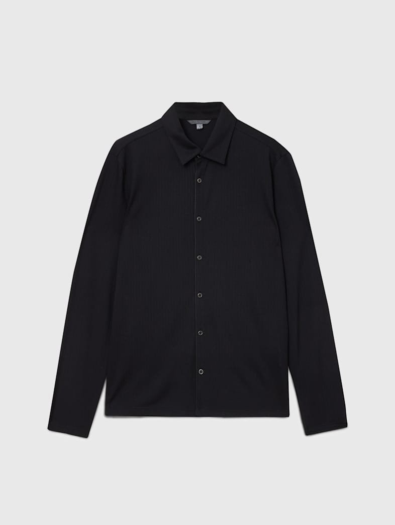 john varvatos CASERTA SHIRT Clothing Tops Shirts CASERTA SHIRT BLACK