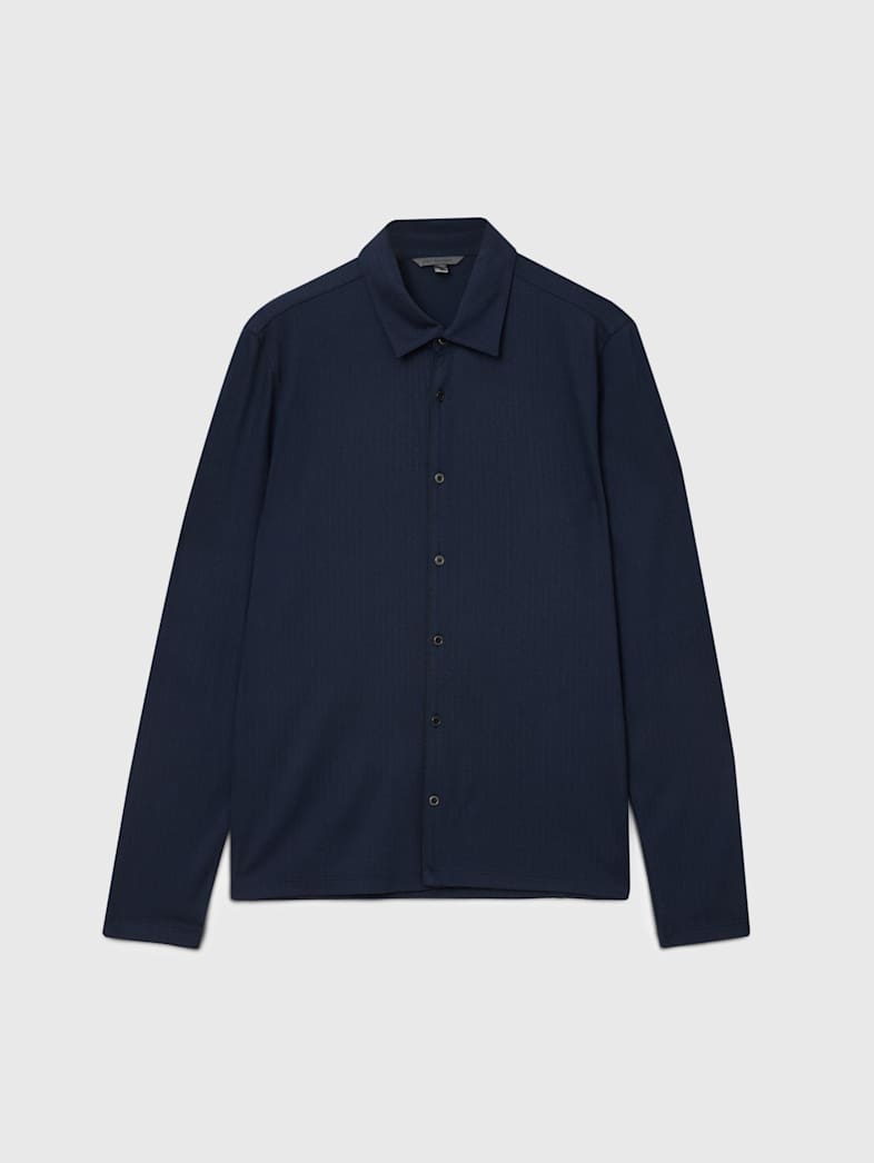 john varvatos CASERTA SHIRT Clothing Tops Shirts CASERTA SHIRT MIDNIGHT