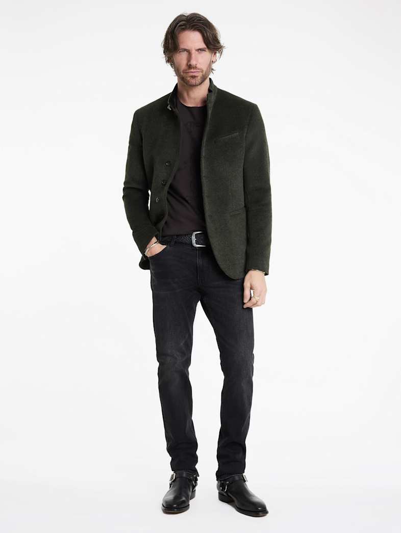 John Varvatos CHAIN PEACE TEE Outlet Outlet Tops CHAIN PEACE TEE CHARCOAL