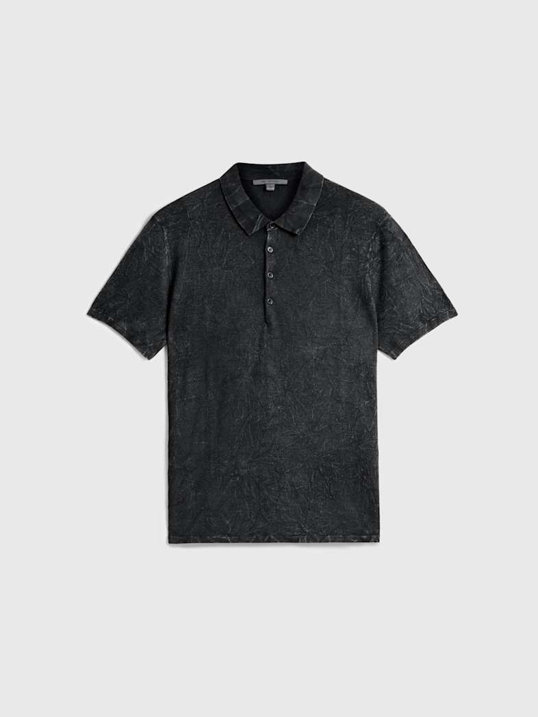 john varvatos CHATHAM POLO Outlet Outlet Tops CHATHAM POLO MIDNIGHT
