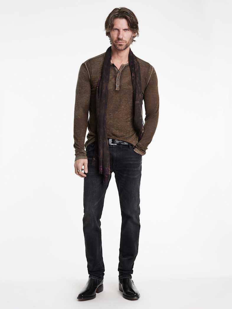 John Varvatos CHRISTIE HENLEY Outlet Outlet Tops CHRISTIE HENLEY CHESTNUT