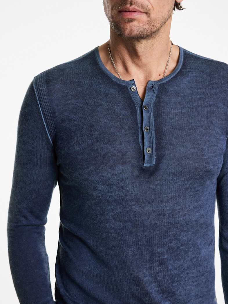John Varvatos CHRISTIE HENLEY Outlet Outlet Tops CHRISTIE HENLEY NAVY