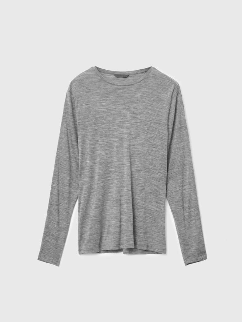 john varvatos CLEMENT CREW Clothing Tops T Shirts CLEMENT CREW MED GREY