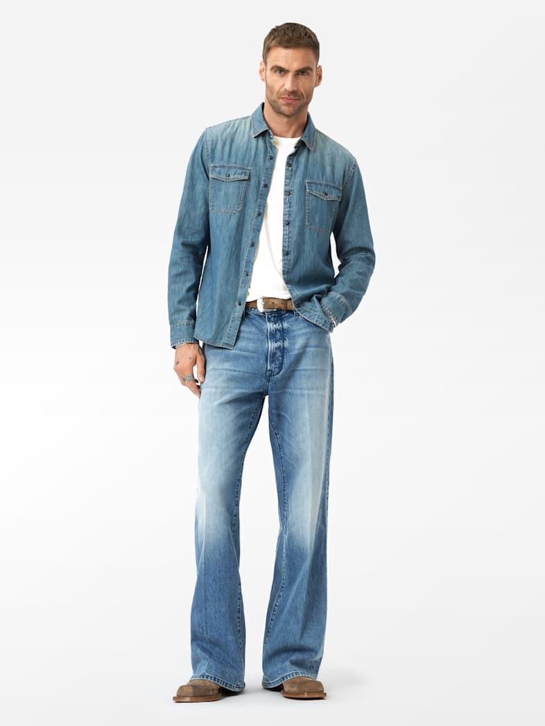 John Varvatos CLEMENT CREW Clothing Tops T Shirts CLEMENT CREW WHITE