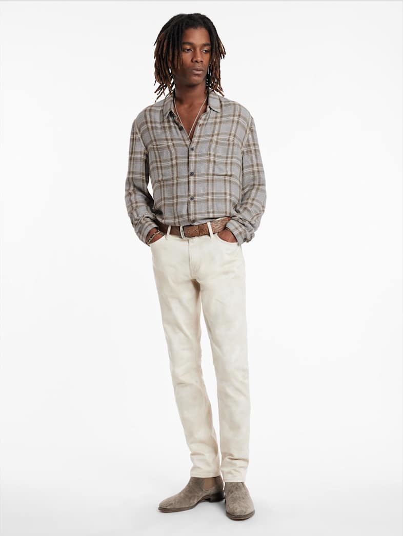 John Varvatos COLE SHIRT Outlet Outlet Tops COLE SHIRT CAMEL