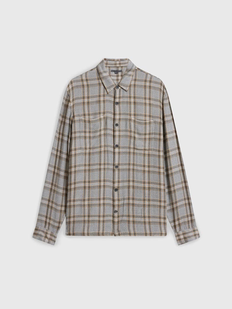 john varvatos COLE SHIRT Outlet Outlet Tops COLE SHIRT CAMEL