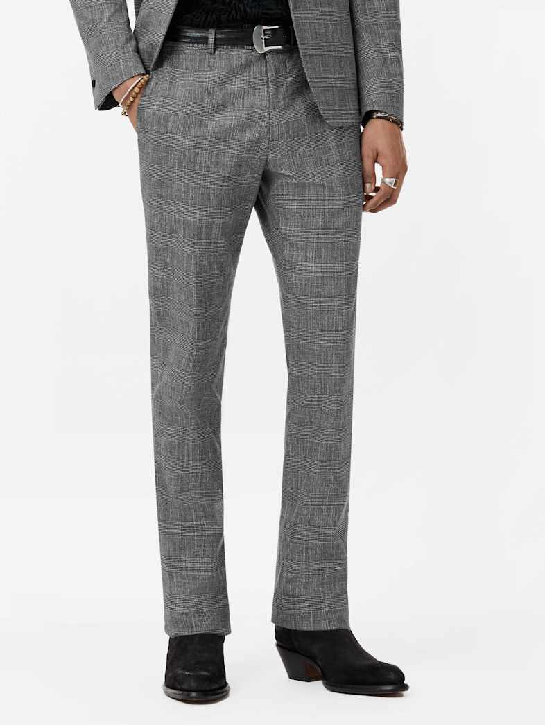 John Varvatos DALSTON DRESS PANT Clothing Featured Suiting DALSTON DRESS PANT BLACK/WHITE