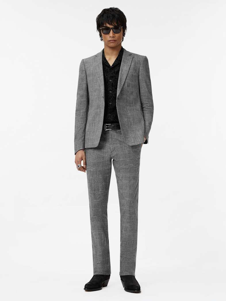 John Varvatos DALSTON DRESS PANT Clothing Featured Suiting DALSTON DRESS PANT BLACK/WHITE