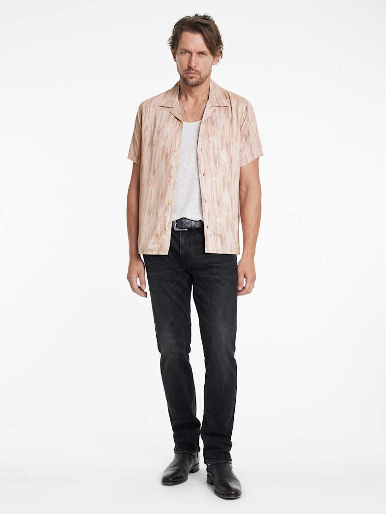 John Varvatos DAN CAMP SHIRT Outlet Outlet Tops DAN CAMP SHIRT GRAPEFRUIT