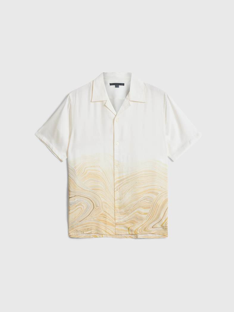 john varvatos DAN CAMP SHIRT Outlet Outlet Tops DAN CAMP SHIRT HAY