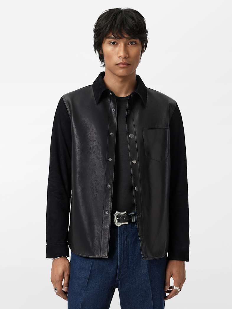 John Varvatos DELANCEY JACKET Leather All Leather Leather Jackets DELANCEY JACKET BLACK