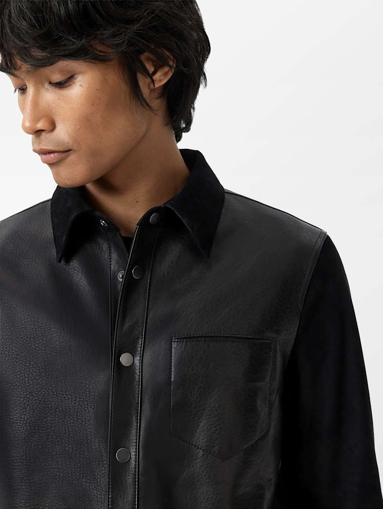 John Varvatos DELANCEY JACKET Leather All Leather Leather Jackets DELANCEY JACKET BLACK