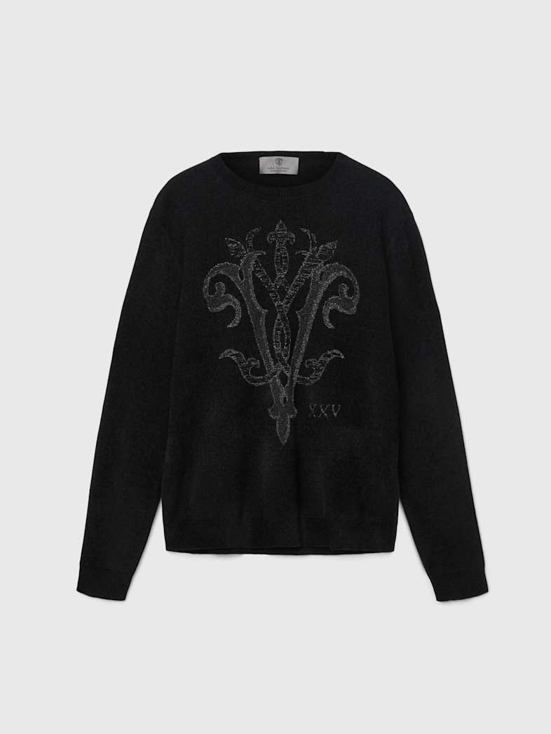 john varvatos DELROY CREW Clothing Tops Sweaters DELROY CREW BLACK john varvatos DELROY CREW Clothing Tops Sweaters DELROY CREW BLACK