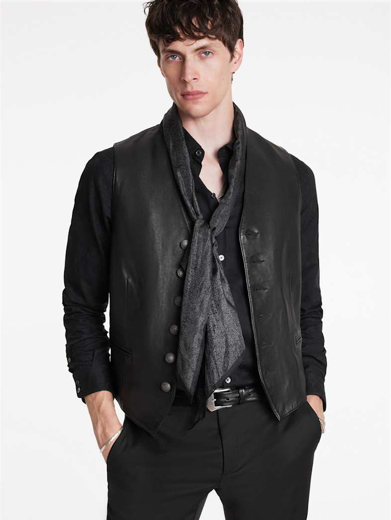 John Varvatos DICKIE SCARF Outlet Outlet Shoes & Accessories DICKIE SCARF CARBON