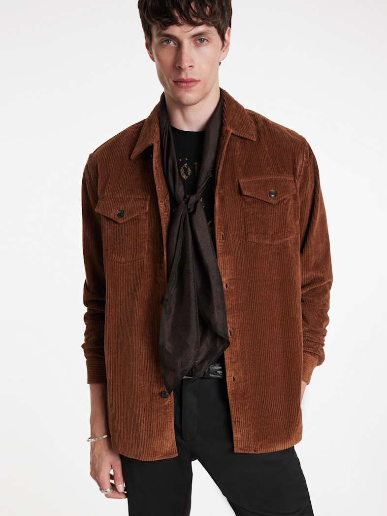 John Varvatos DICKIE SCARF Outlet Outlet Shoes & Accessories DICKIE SCARF CHOCOLATE