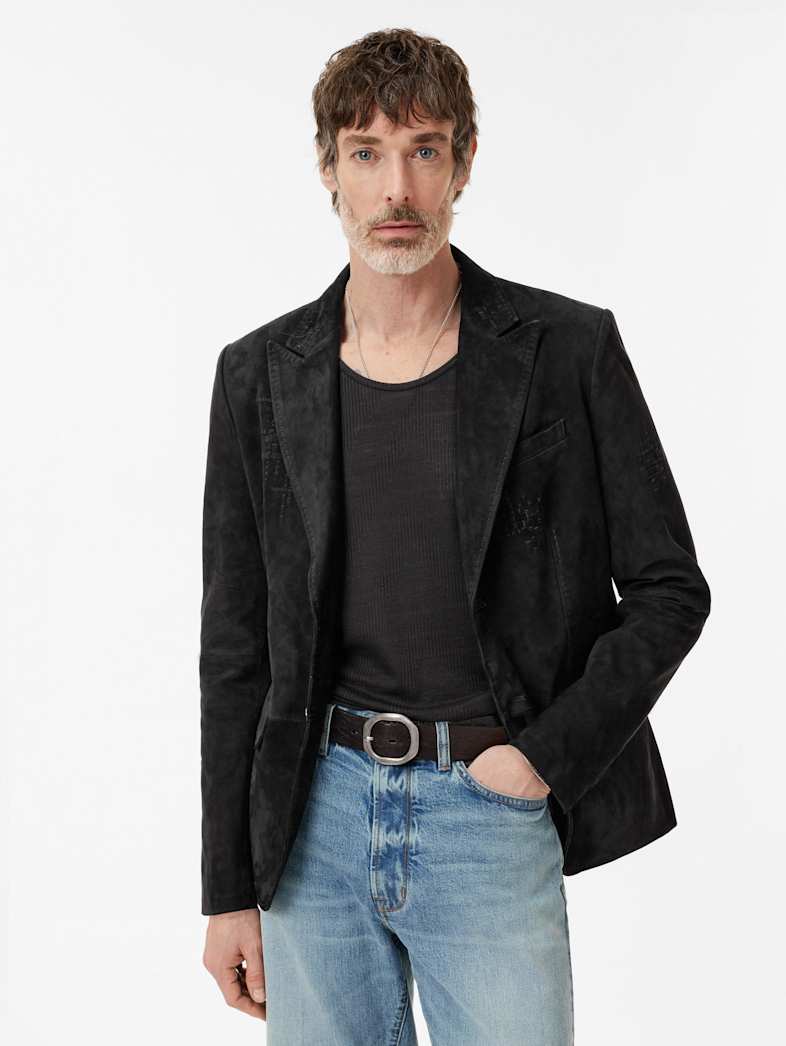 John Varvatos DUNMORE JACKET Leather All Leather Leather Jackets DUNMORE JACKET BLACK